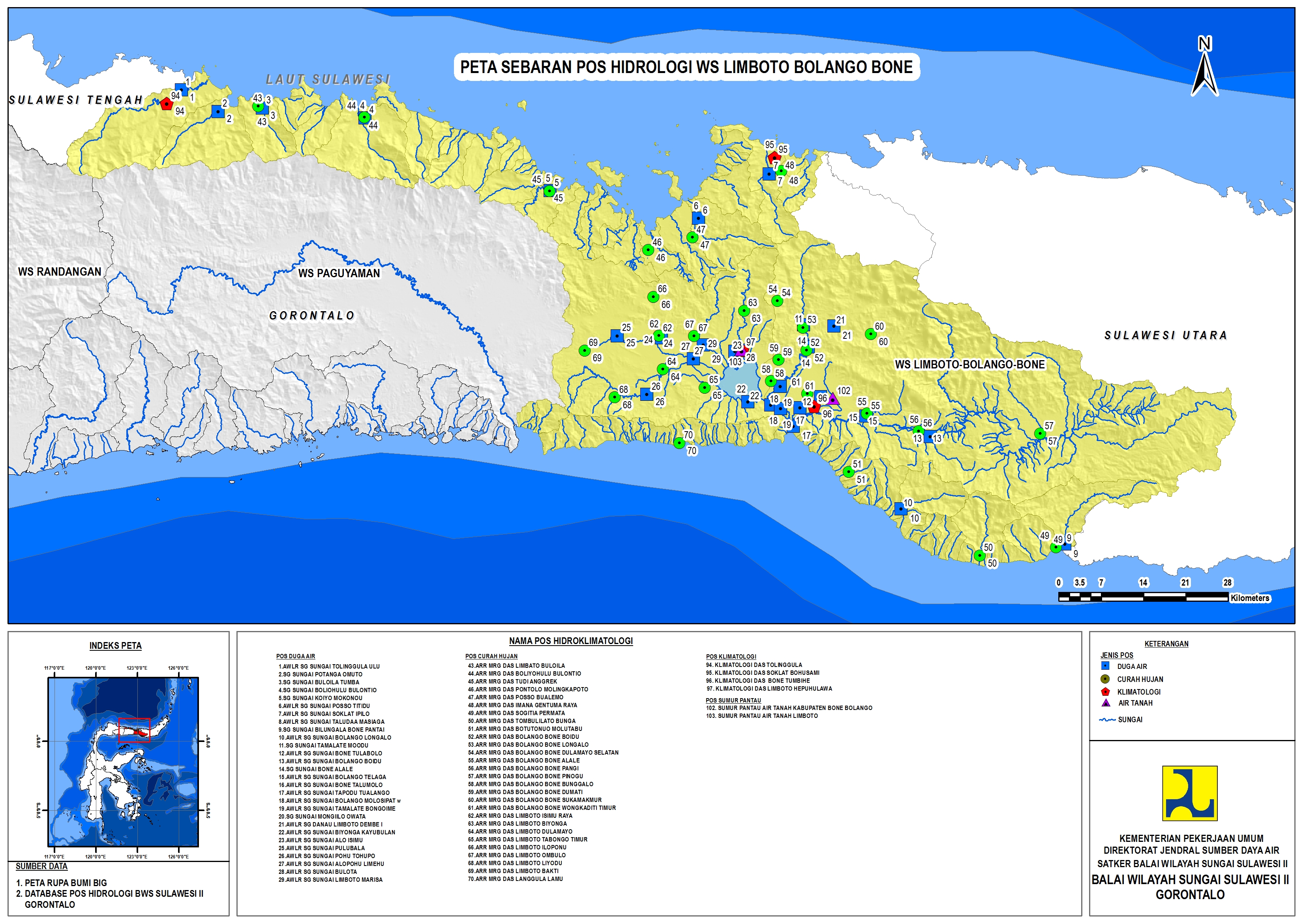 WS (Wilayah Sungai) Limboto Bolango Bone